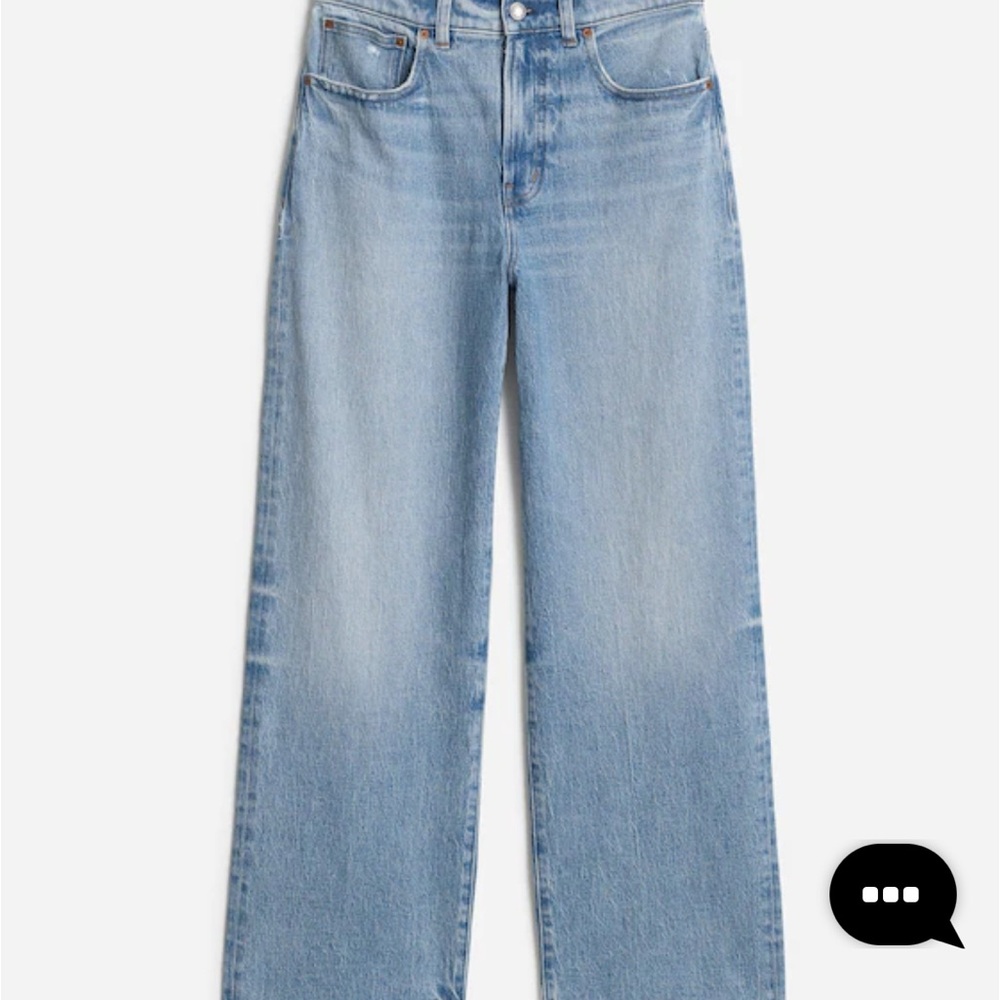 Madewell perfect vintage wide leg crop Jean